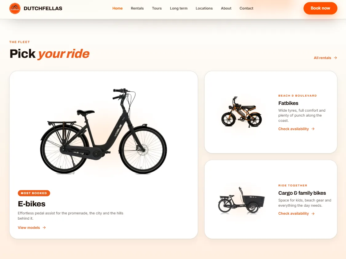 Plataforma de aluguer DutchFellas