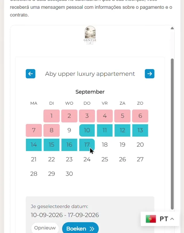 Interface do projeto Gentle Real Estate